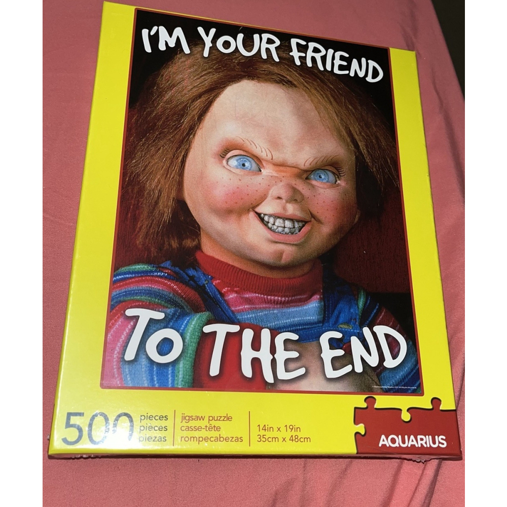 Childs Play I'm Your Friend to the End Chucky Jigsaw Puzzle 500pc New Sealed